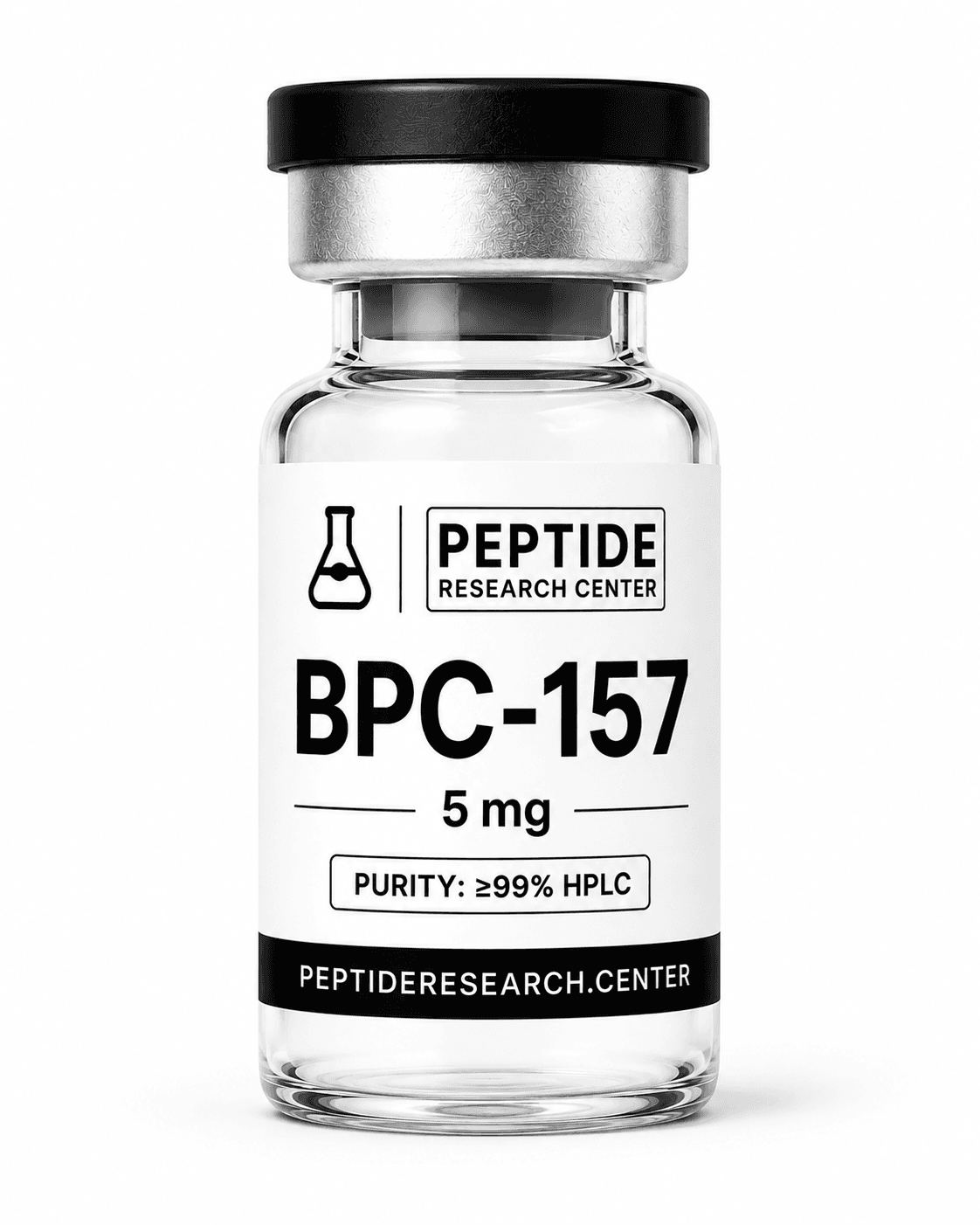 BPC-157 — 5 mg research vial, >99% HPLC purity