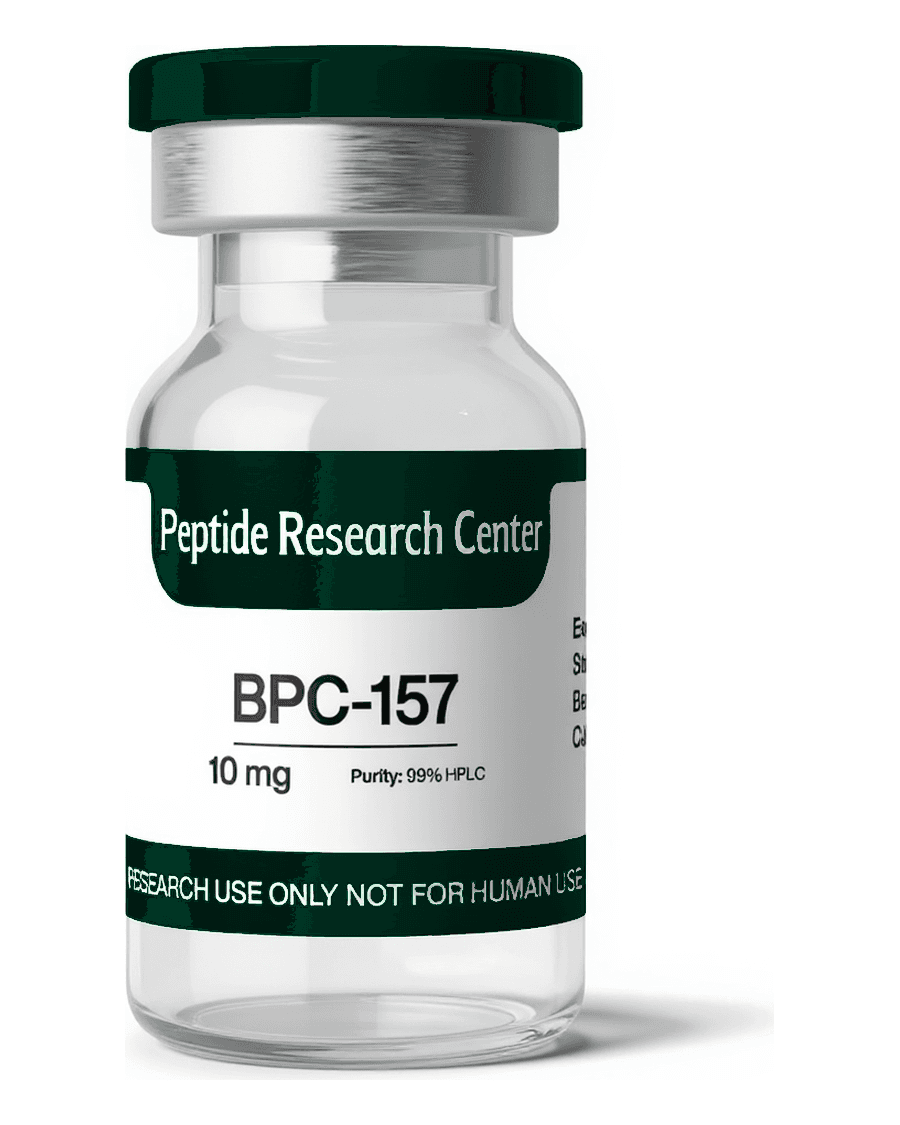 BPC-157 10 mg research peptide vial, >99% HPLC purity