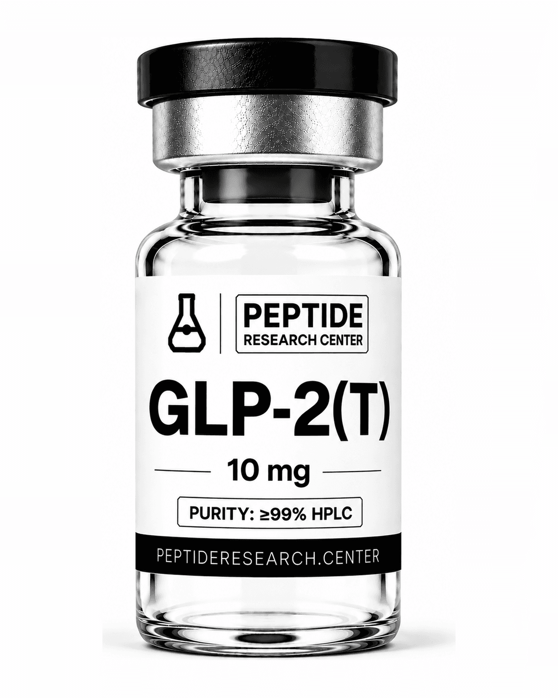 GLP-2 — 10 mg research vial, >99% HPLC purity
