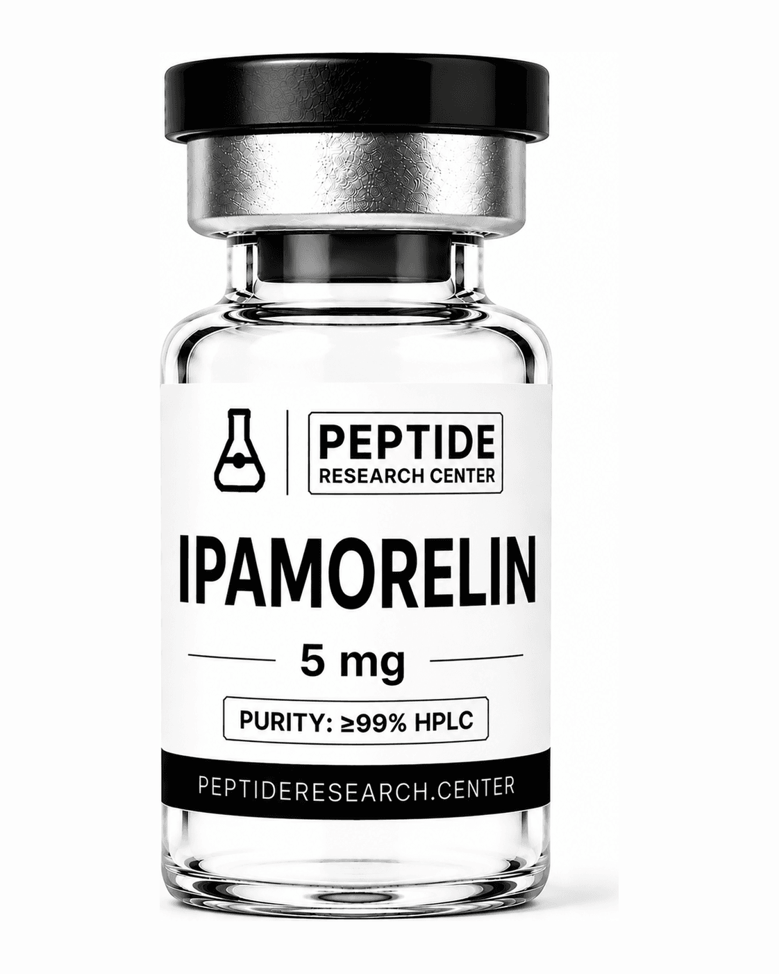 Ipamorelin — 5 mg research vial, >99% HPLC purity