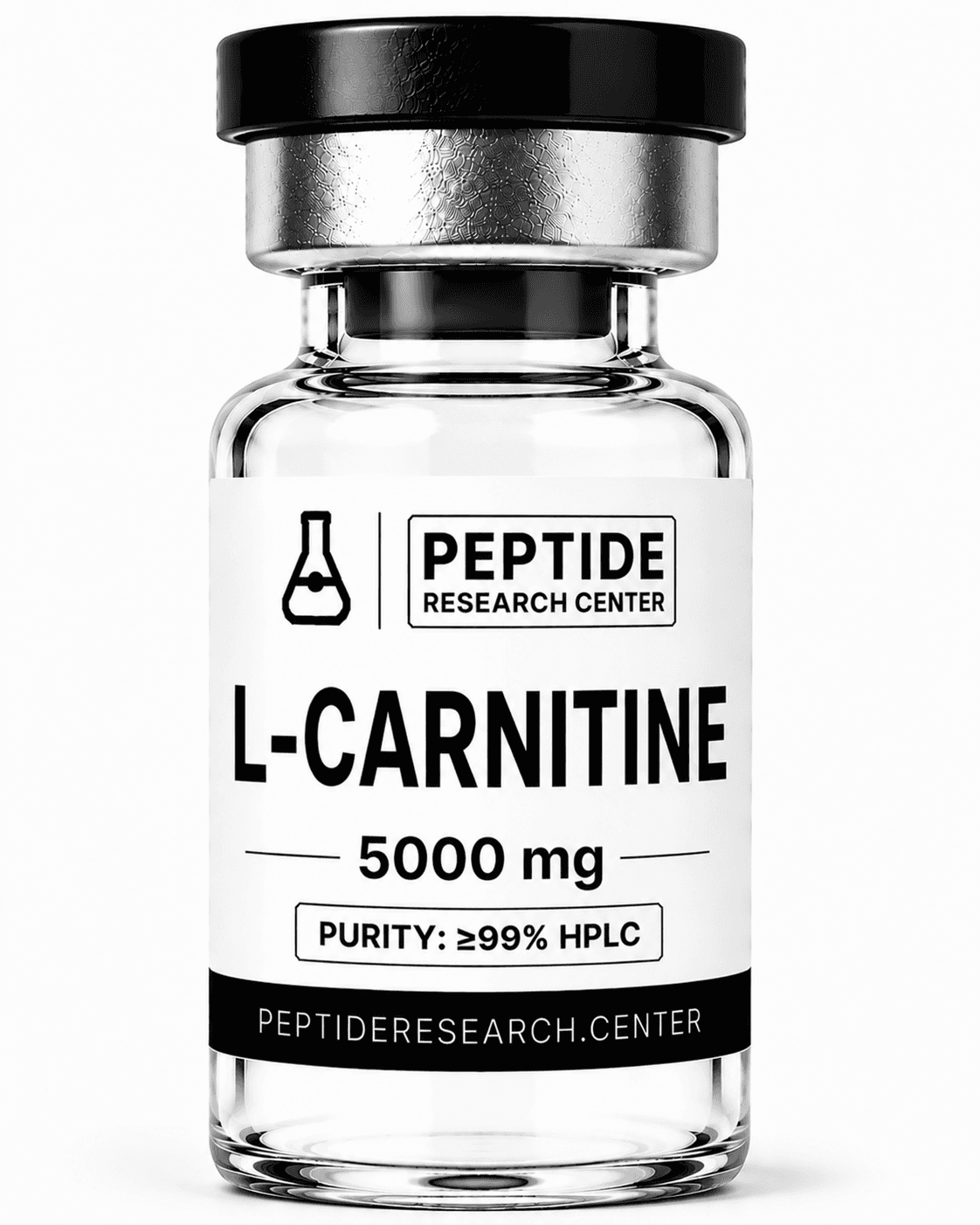 L-Carnitine — 5000 mg research vial, >99% HPLC purity
