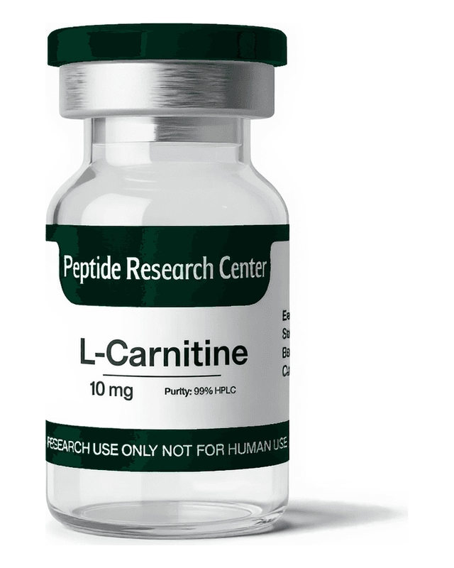 L-Carnitine research peptide vial, >99% HPLC purity