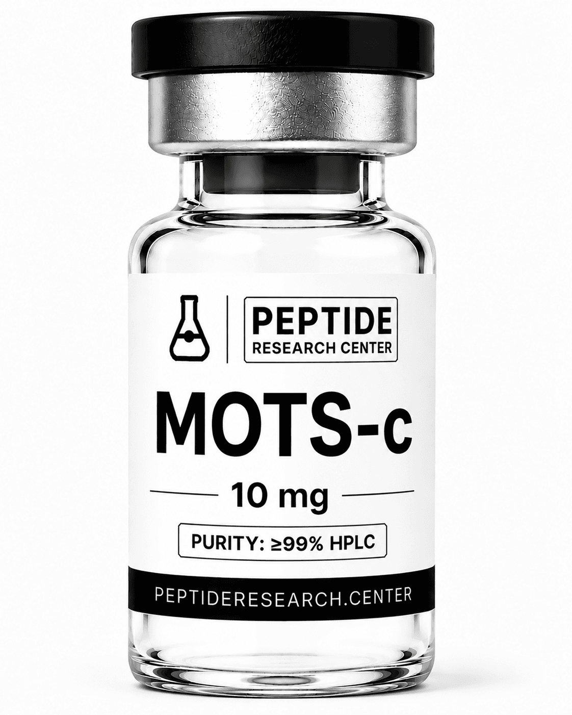 MOTS-c — 10 mg research vial, >99% HPLC purity