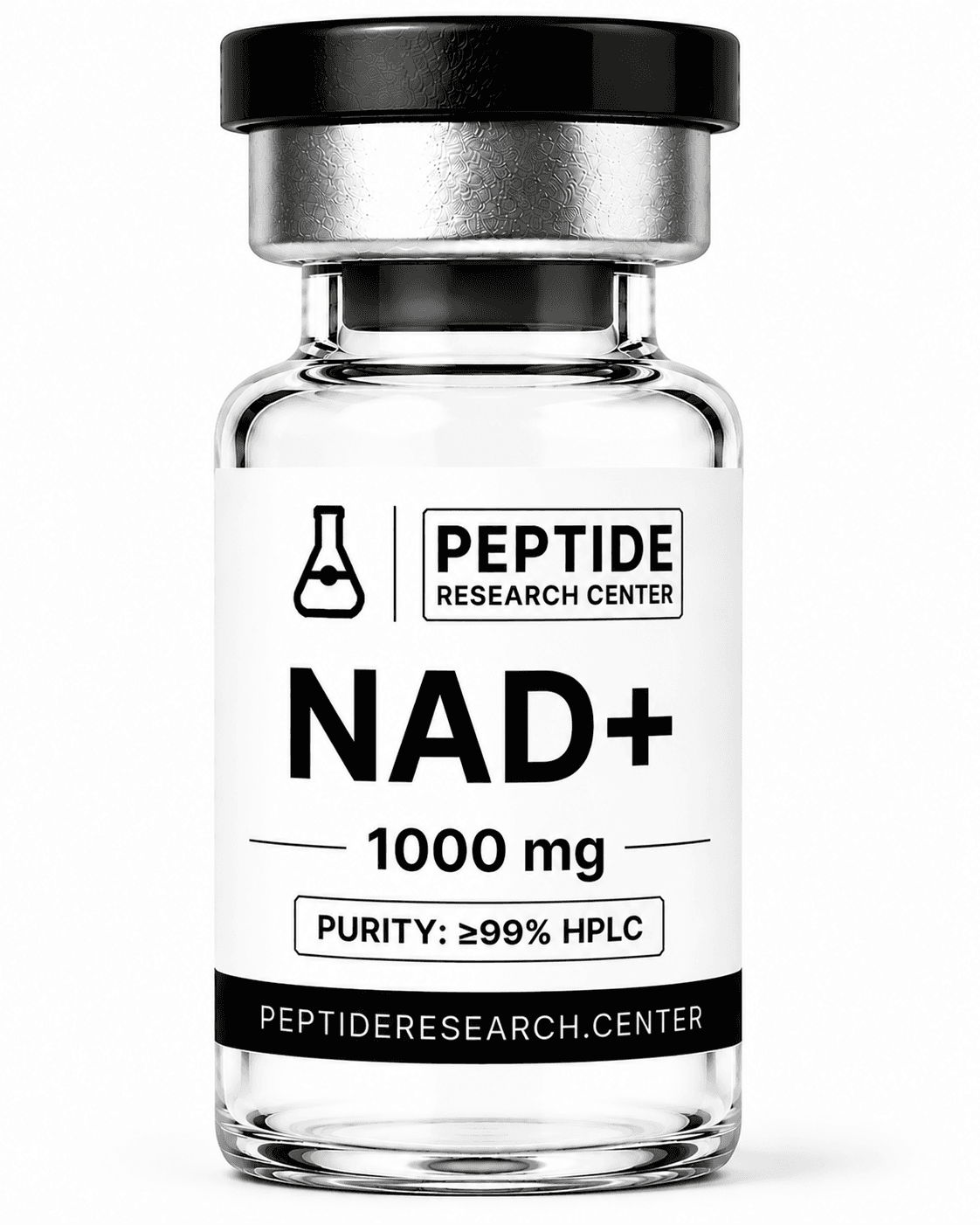 NAD+ — 1000 mg research vial, >99% HPLC purity