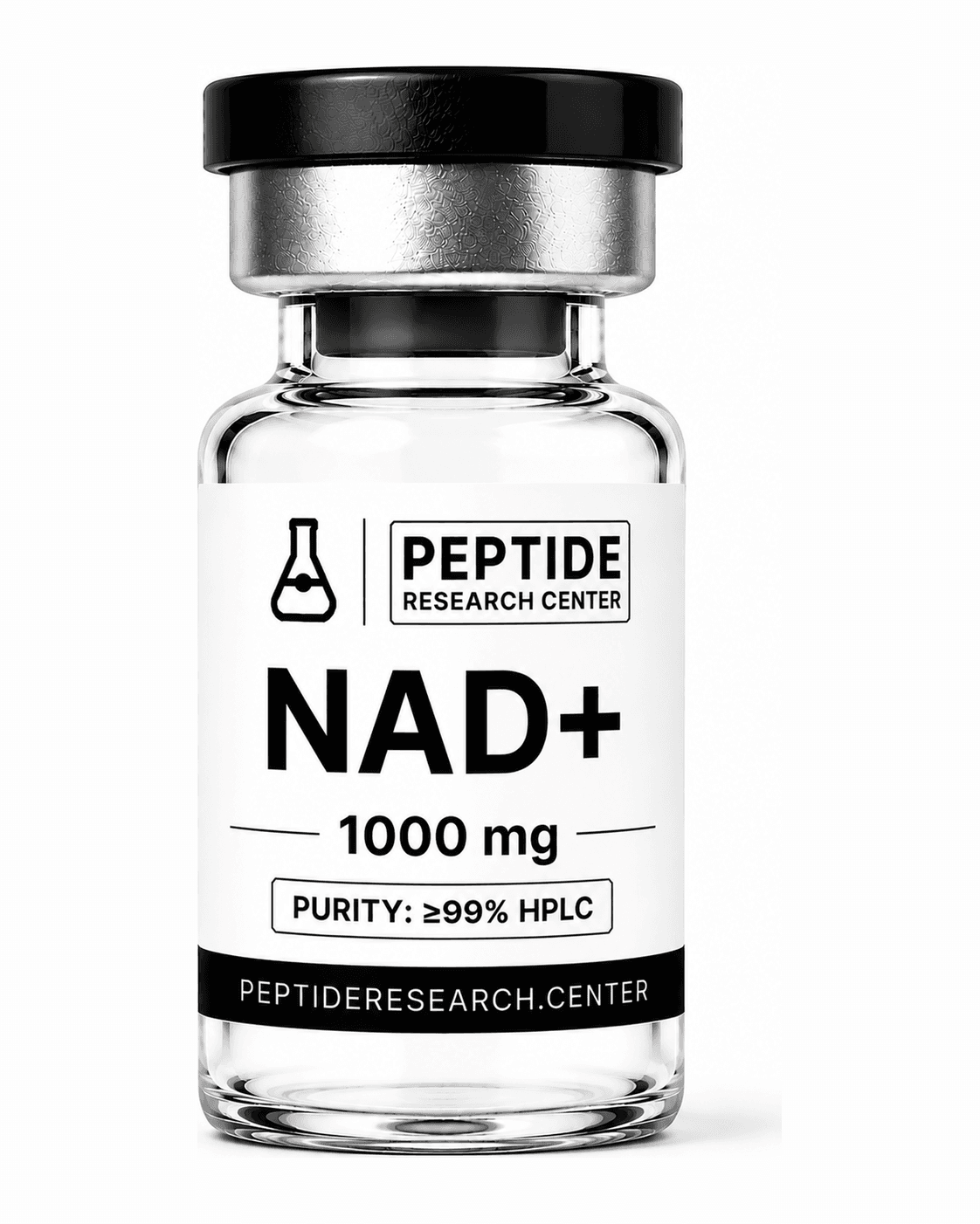 NAD+ — 1000 mg research vial, >99% HPLC purity