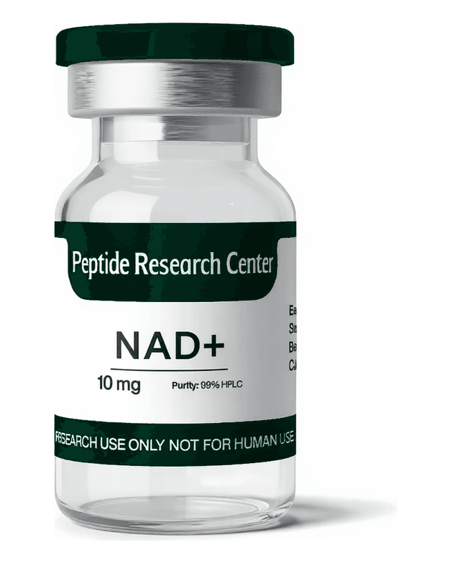 NAD+ research peptide vial, >99% HPLC purity