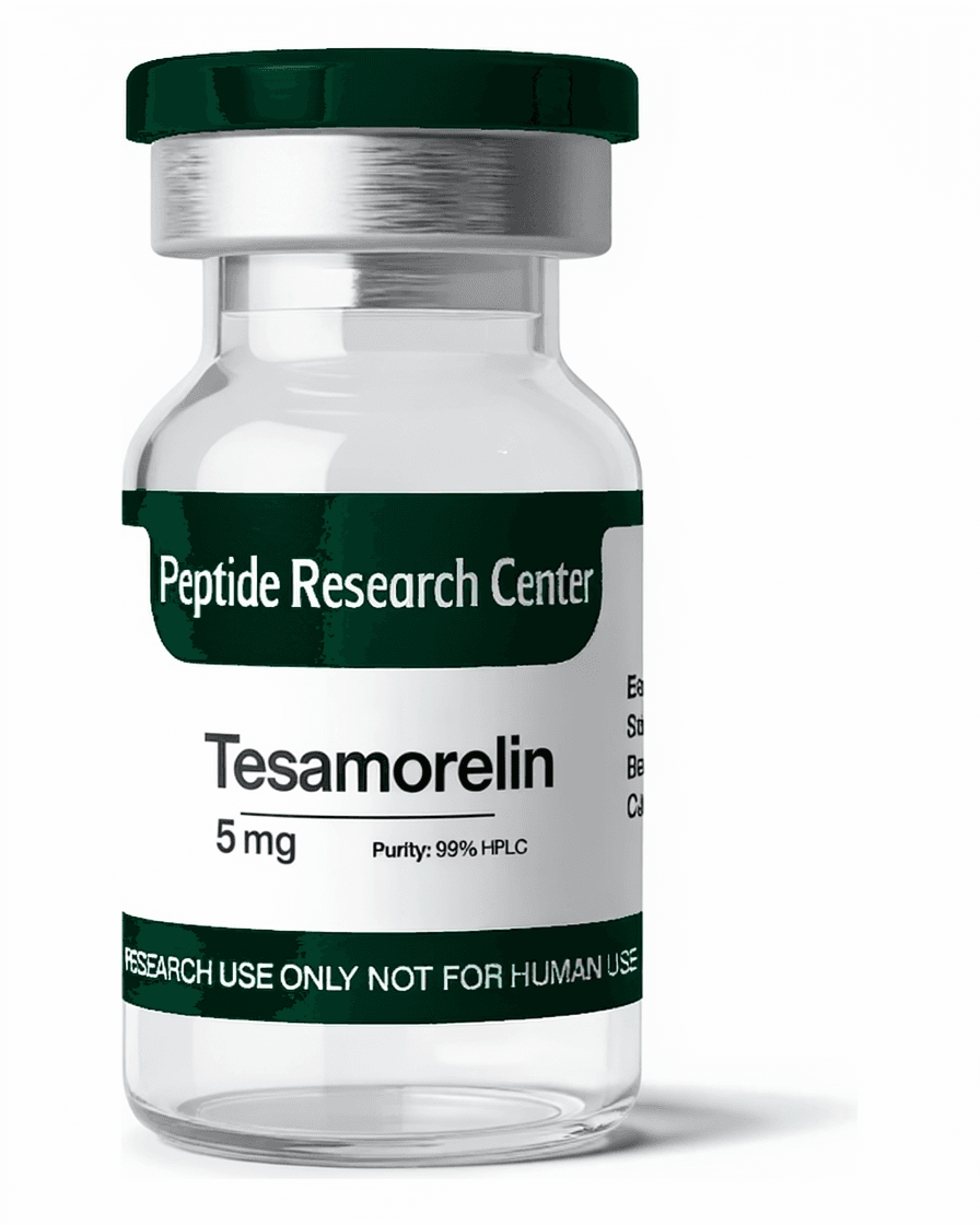 Tesamorelin — 5 mg research vial, >99% HPLC purity