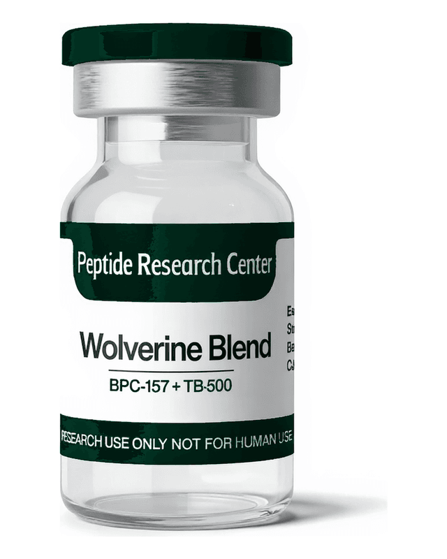 Wolverine Blend research peptide vial, >99% HPLC purity